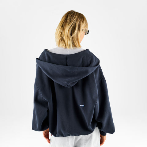 Basics / Basic Zip-Up Hoodie - Nightfall