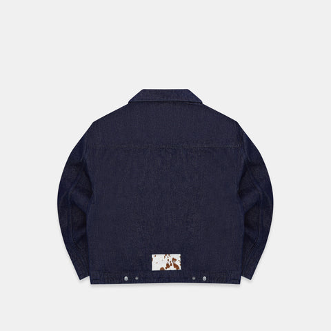 Lola Denim Zip-Up Jacket - Indigo