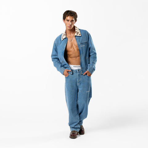 PL / Bella Wide Leg Denim - Mediterranean Blue