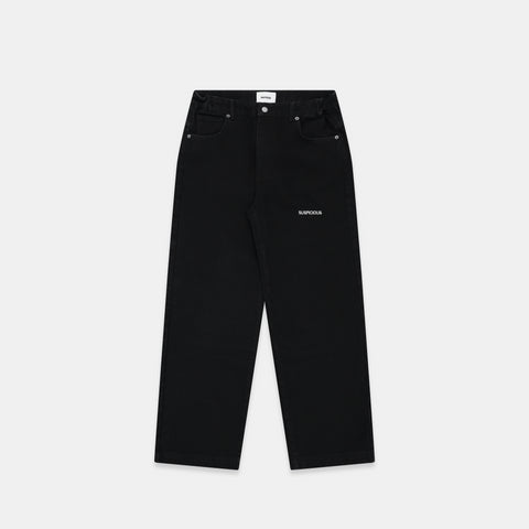 Daisy Wide Leg Denim - Black