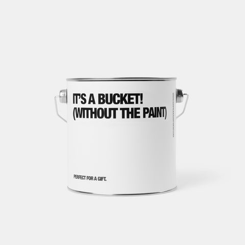 Christmas Cards / Gift Bucket - White