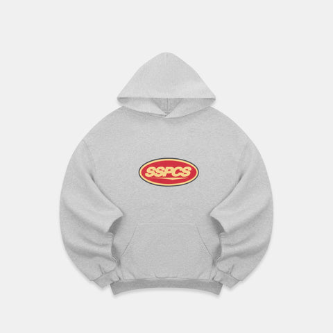 Winter3 / Badge Hoodie - Neutral Heather