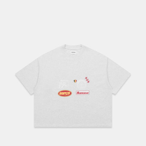 Off Season / Badge Line Up Tee - Ash