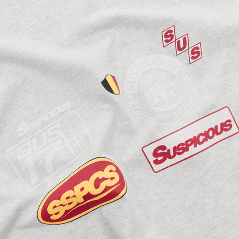 Off Season / Badge Line Up Tee - Ash