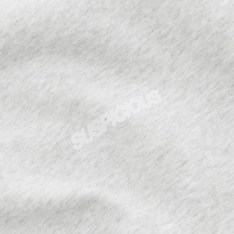 Off Season / Badge Line Up Zip-Up Hoodie - Ash