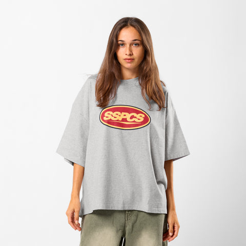 Winter3 / Badge Tee - Neutral Heather