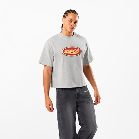 Winter3 / Badge Tee - Neutral Heather