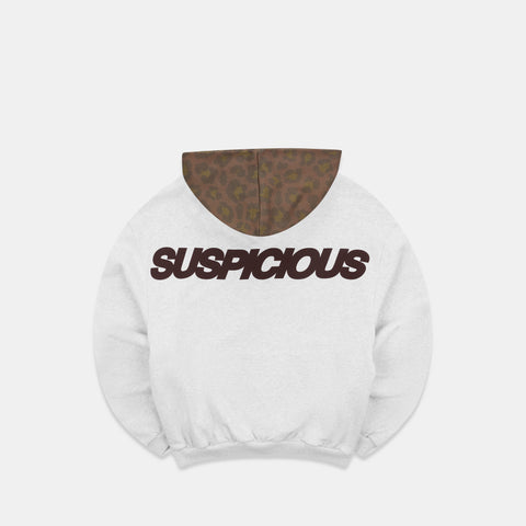 Leopard / Base Hoodie - Neutral Heather