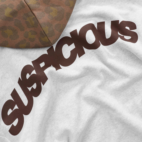 Leopard / Base Hoodie - Neutral Heather