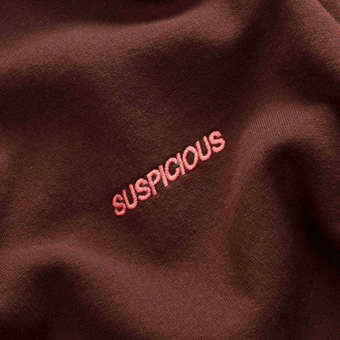 Camo / Base Zip-Up Hoodie - Burnt Mahogany