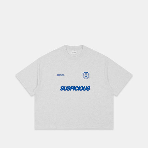 Bestsellers Variants / Emblem Tee - Ash & Big Blue