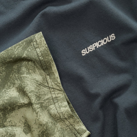 Softground / Essentials Layered Longsleeve - Graphite & Faded Leafs