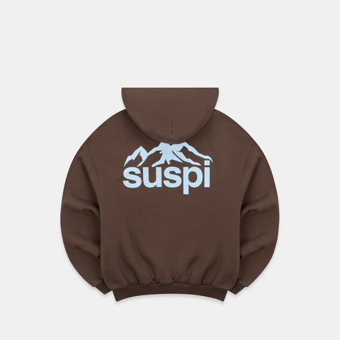 Winter1 / Landscape Hoodie - Espresso