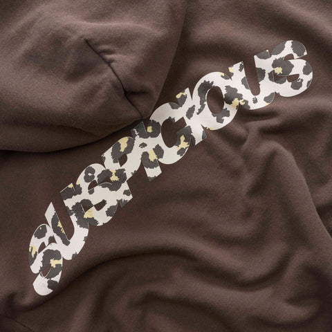 Leopard / Leopard Base Hoodie - Espresso
