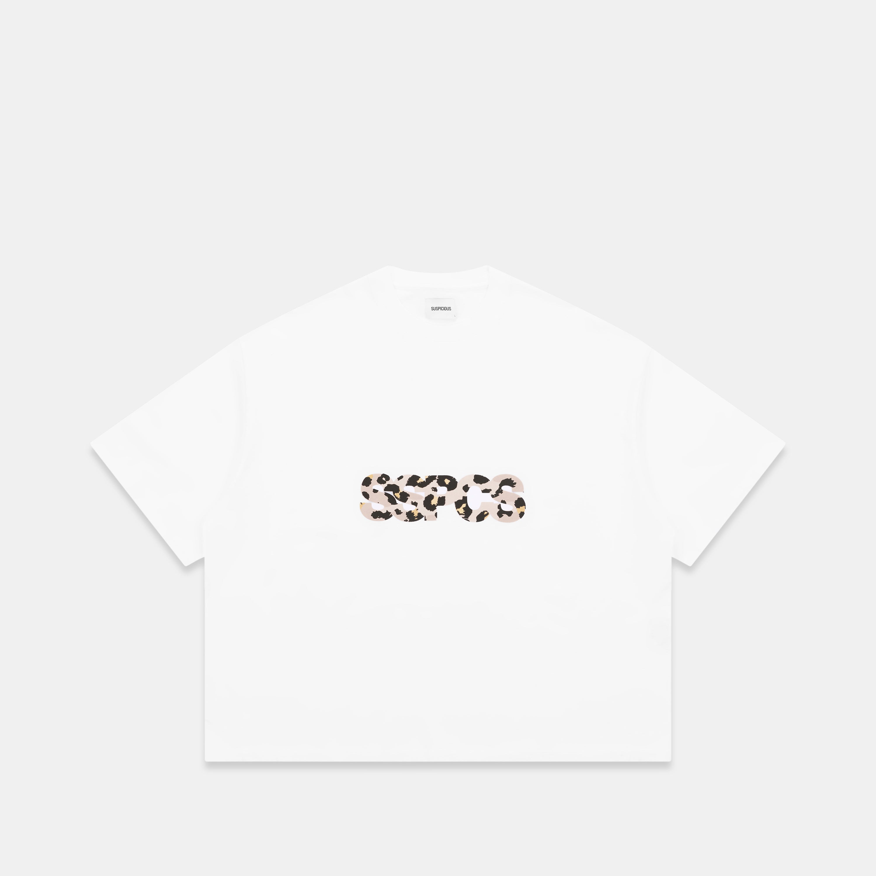 Leopard SSPCS Tee - White – Suspicious Antwerp