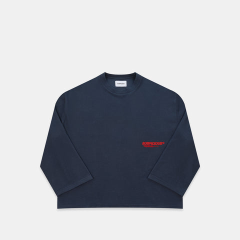 +351 Cotton / New Essentials Waffle Longsleeve - Nightfall