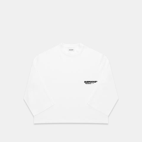+351 Cotton / New Essentials Waffle Longsleeve - White