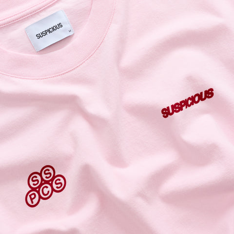 Summer / Offset Tee - Baby Pink