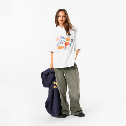 Winter3 / Patchwork Tee - White