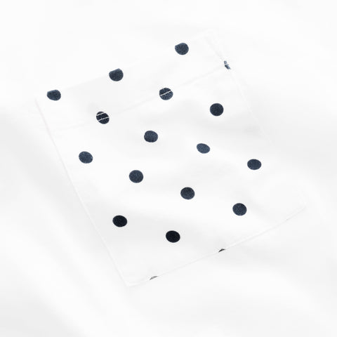 Polkaline / Polka Pocket Longsleeve - White