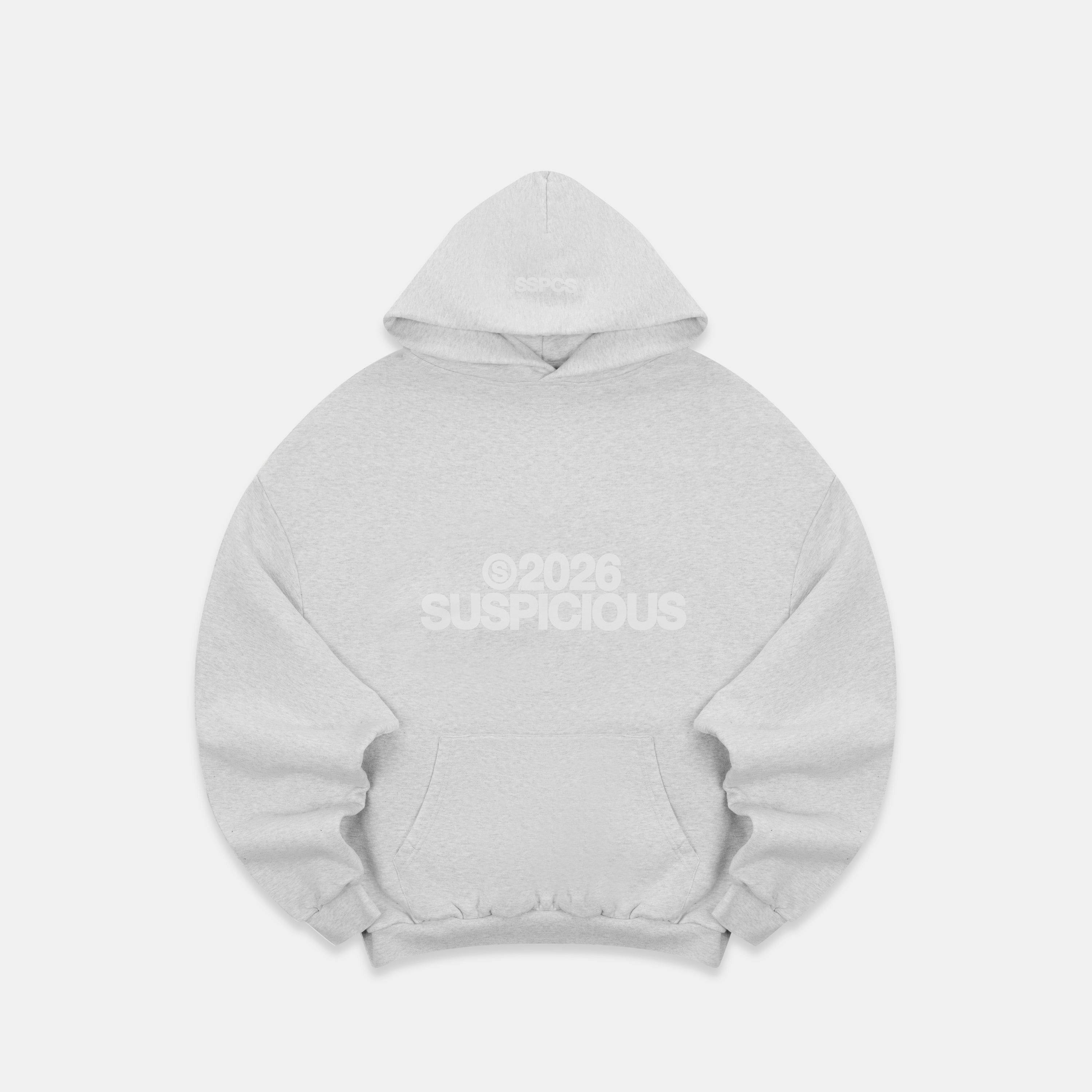 S2026 Hoodie - Ash – Suspicious Antwerp