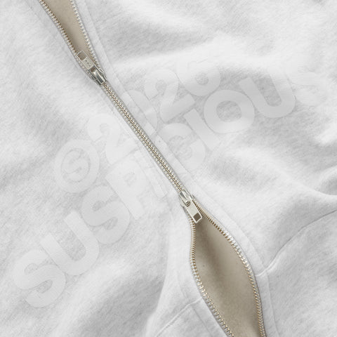 Spring 1 / S2026 Zip-Up Hoodie - Ash