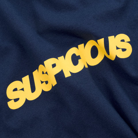 Camo / Slanted Longsleeve - Deep Navy