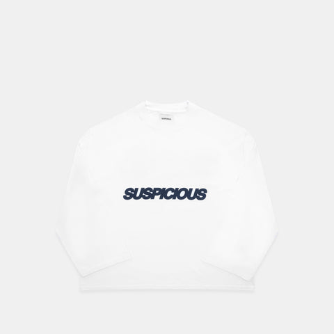 PL / Slanted Longsleeve - White
