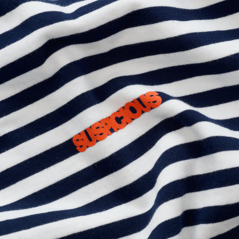Bestsellers Variants / Solid Striped Longsleeve - Coastal Blue