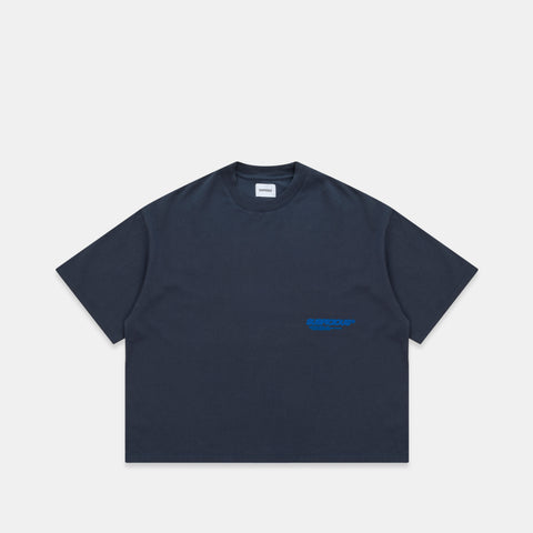 +351 Cotton / Structured Chaos Tee - Nightfall & Big Blue