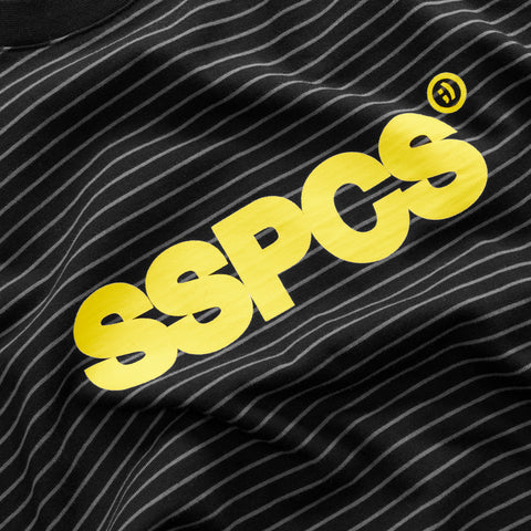 PL / The SSPCS Striped Longsleeve - Black Yellow
