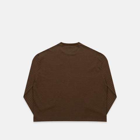 PL / The SSPCS Striped Longsleeve - Espresso Blue