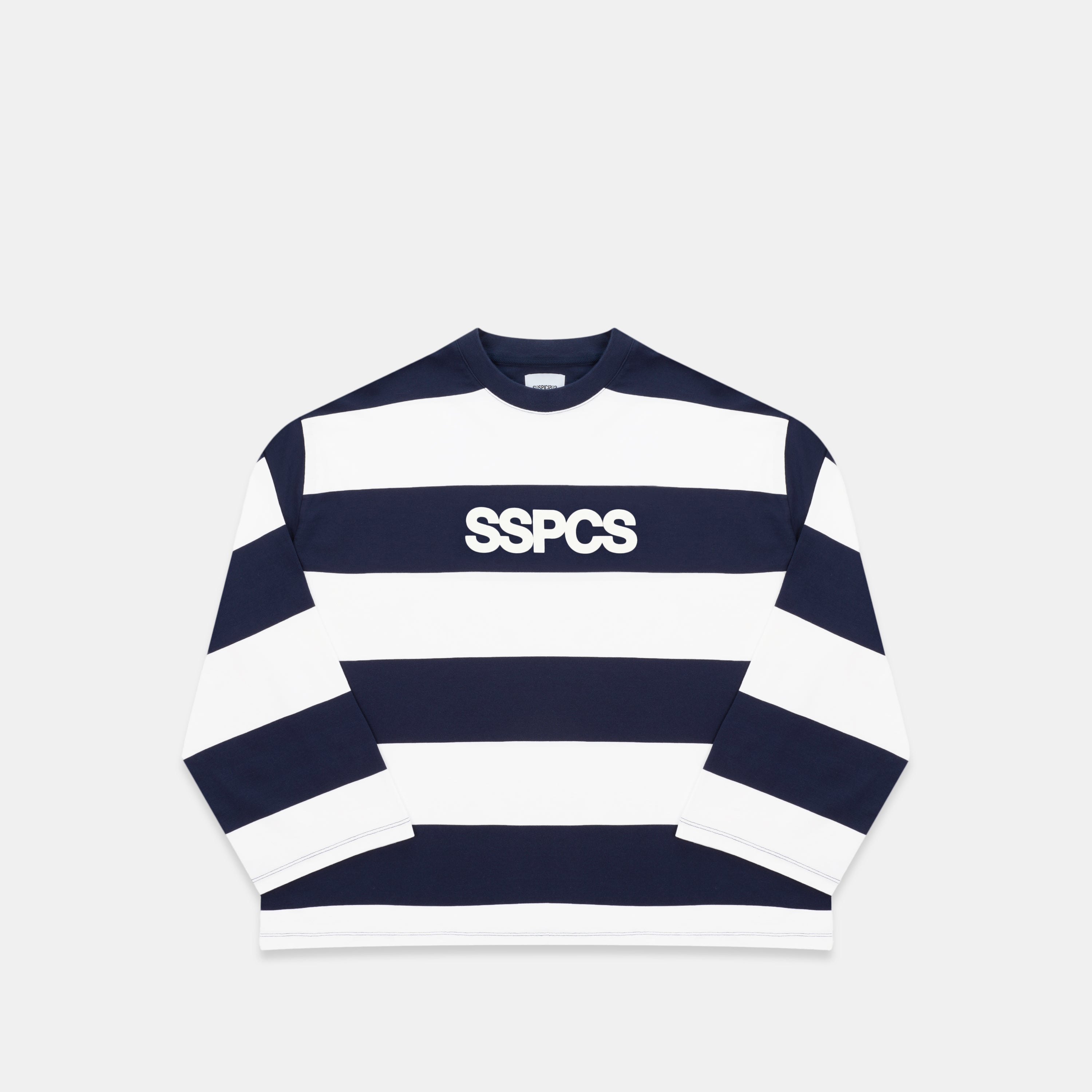 @*様 Sébastien Meunier ストライプ長袖カットソー The SSPCS Striped Longsleeve - Nightfall & White – Suspicious Antwerp