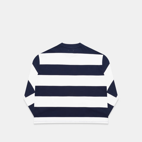 Spring 1 / The SSPCS Striped Longsleeve - Nightfall & White