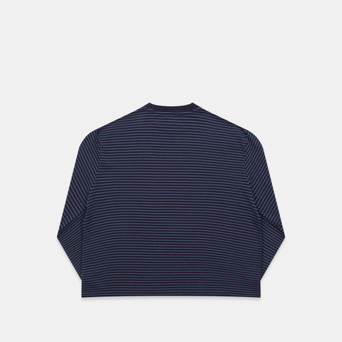 PL / The SSPCS Striped Longsleeve - Nightfall Orange
