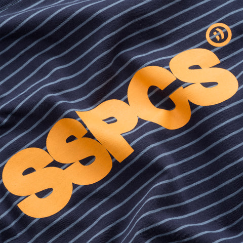 PL / The SSPCS Striped Longsleeve - Nightfall Orange