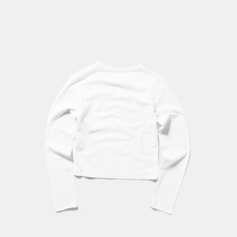 Winter 2 / Brush W Tight Longsleeve - White