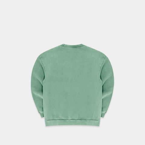 The Essentials Crewneck - Mantis Green