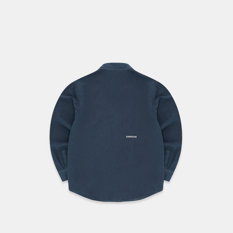 C&L / Essentials Linen Longsleeve Shirt - Coastal Blue