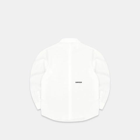 C&L / Essentials Linen Longsleeve Shirt - White
