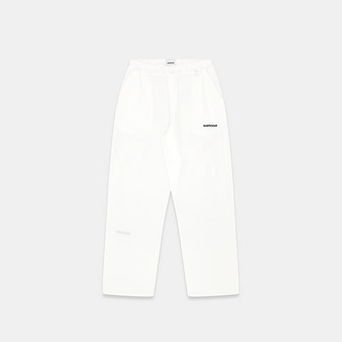 C&L / Essentials Linen Pants - White