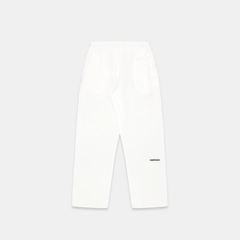 C&L / Essentials Linen Pants - White