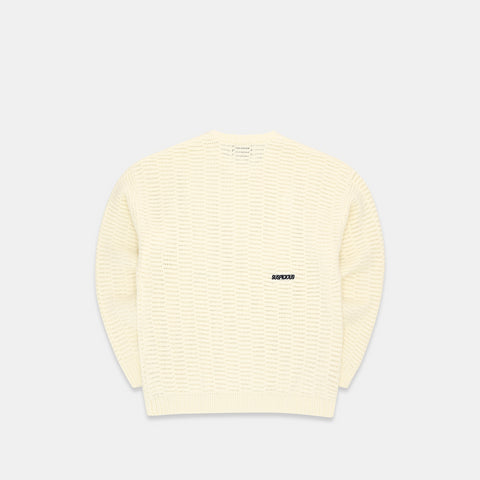 C&L / Essentials Crochet Sweat - Natural