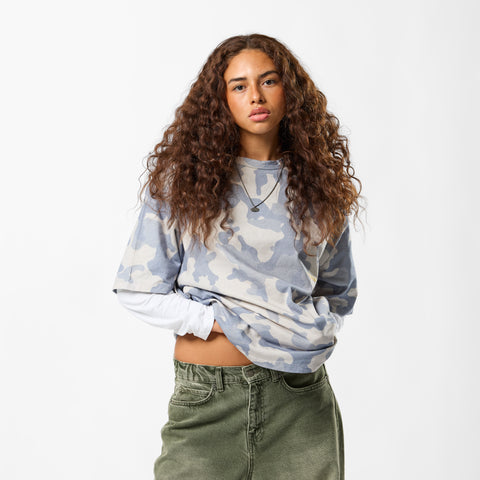 Fall / Camo Tee - Blue