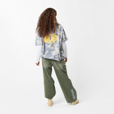 Buongiorno / Vertified Roomie Jeans - Washed Green