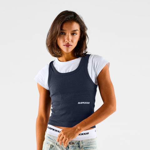 Women Drop / Clave W Tank Top - Nightfall