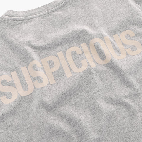 The Suspicious Tee - Neutral Heather