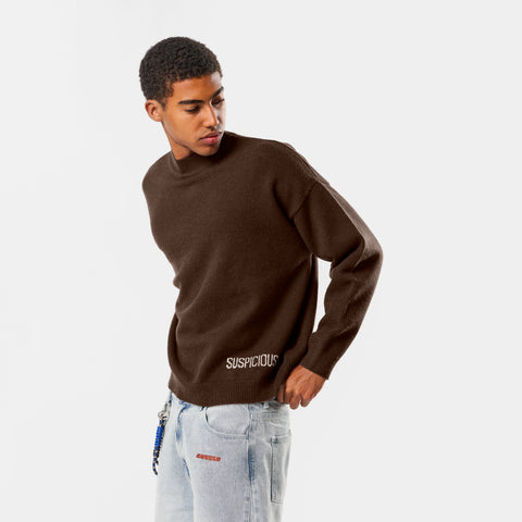 Winter2 / Core High Neck Knit - Espresso