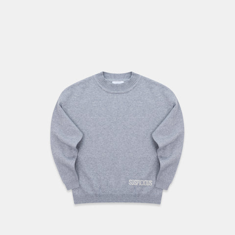 Winter2 / Core High Neck Knit - Frosted Blue