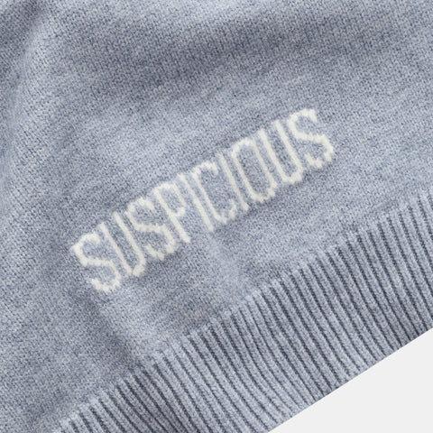 Winter2 / Core High Neck Knit - Frosted Blue